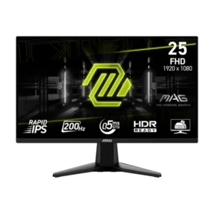 MSI LED Monitor 25" FHD IPS 200Hz For Gaming with HDMI | DP (255F E20)