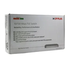 CP-Plus Poe Switch 8 Port