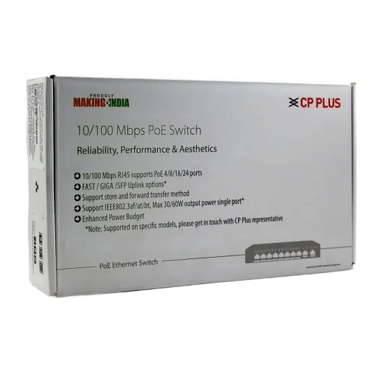 CP-Plus Poe Switch 8 Port