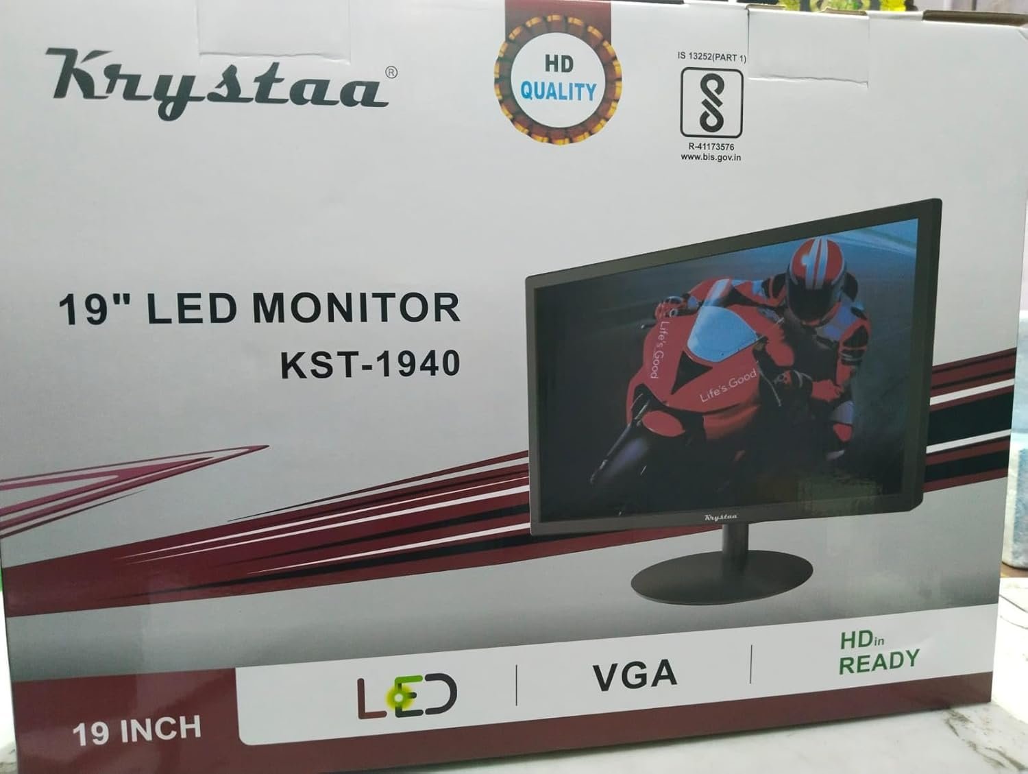 KRYSTAA 19inch LED Monitor HD