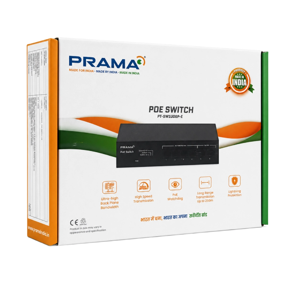 Prama Poe Switch 4 Port
