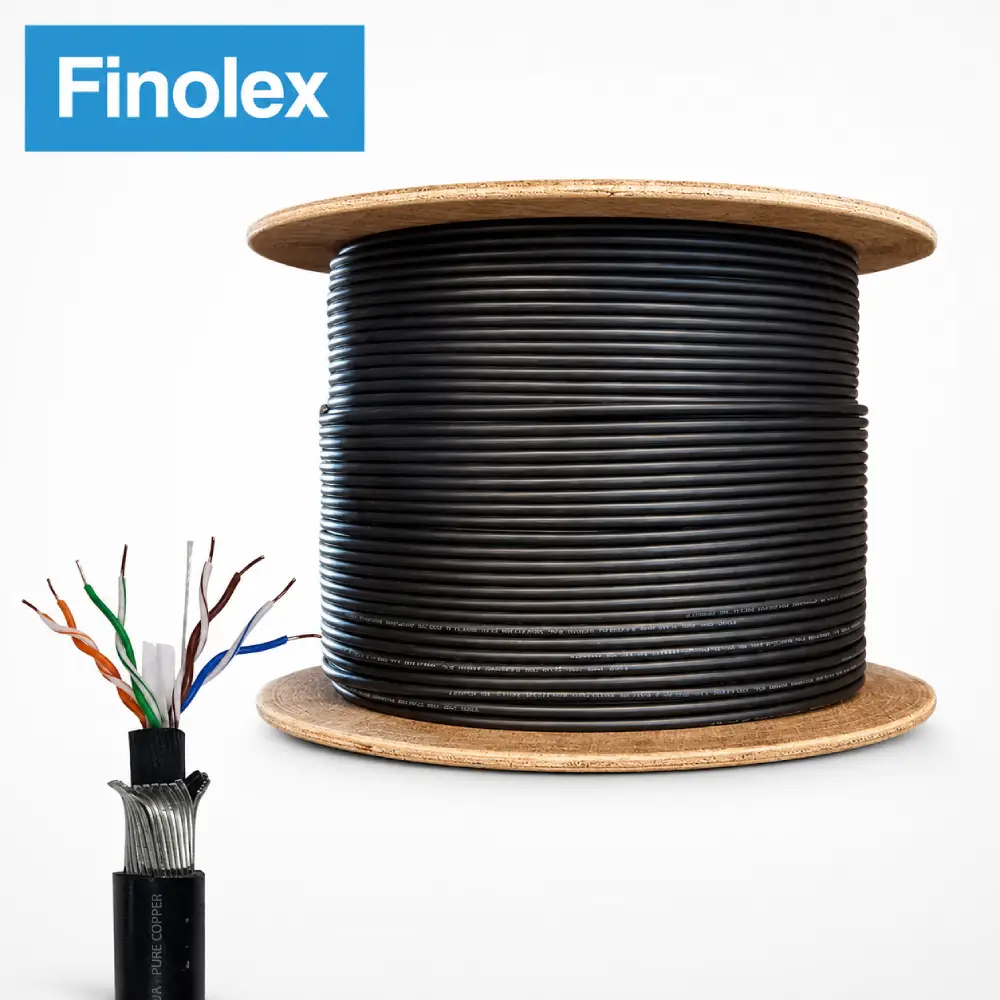 Finolex CAT6 Armored Lan Cable