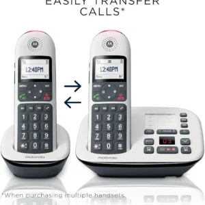 Motorola Wireless Telephone Set with answering Machine (2-Handset) CD5012+