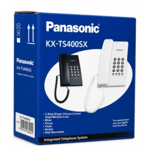Panasonic Wired Telephone Set without Display Black (KX-TS400SX)