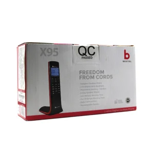 Beetel Wireless Telephone Set X95 (Black/Yellow)