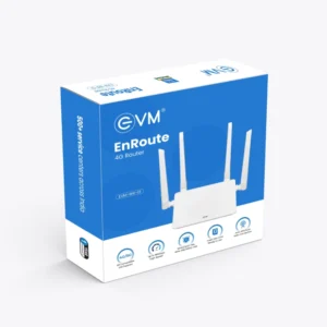 EVM Sim Router 4G | 5G 4 Antenna 150 Mbps EnRoute