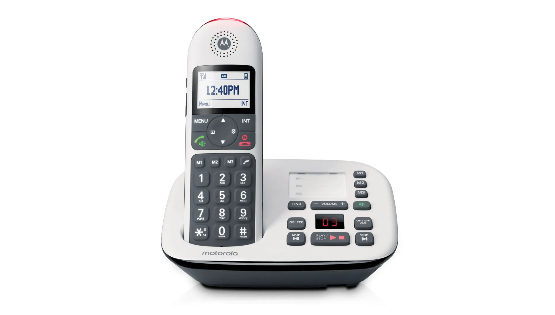 Motorola Wireless Telephone Set with answering Machine CD5011+