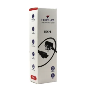 Teksus Laptop Power Cable 1.25m