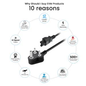 EVM Laptop Power Cable 1.5m