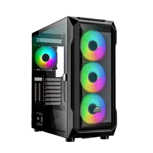 Ant Esports Gaming Cabinet ICE-410TG Black Type-c