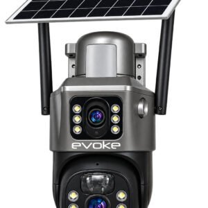 Evoke 5MP Dual Lens 4G Solar Camera | Colour Night Vision