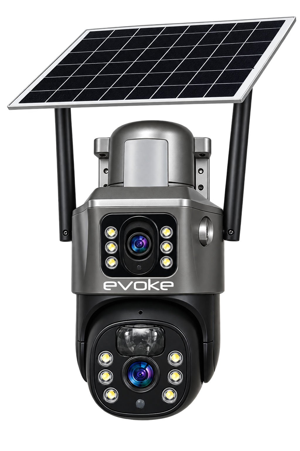 Evoke 5MP Dual Lens 4G Solar Camera | Colour Night Vision