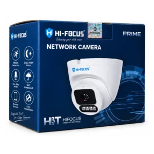 Hi-Focus 5MP IP Hybrid Dome Camera with Two Way Audio 4mm (D3315-DLS-I2) (SD Card Support)