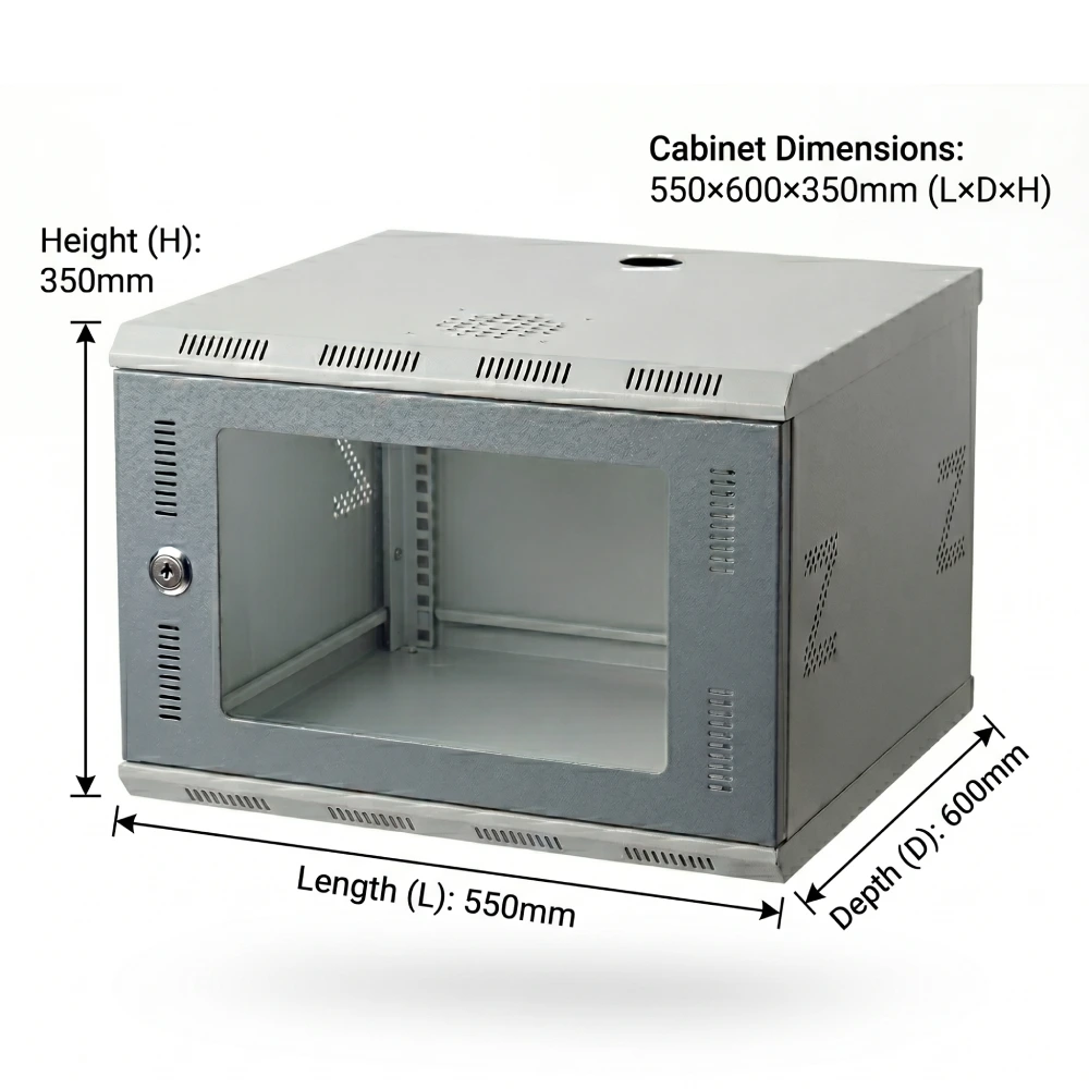 Securelink Networking Rack 6U 550×600×350mm