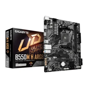 Gigabyte Motherboard B550M H ARGB DDR4 For AMD
