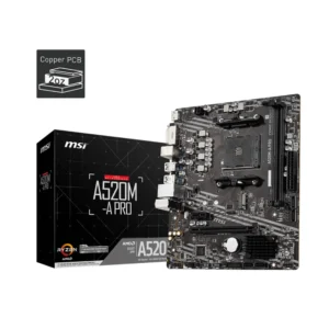 MSI Motherboard A520M-A PRO For AMD