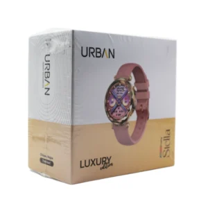 Urban Smart Watch 1.2" Amoled Built-in Voice Assistant with BT Calling Stella Silicon (Pink)